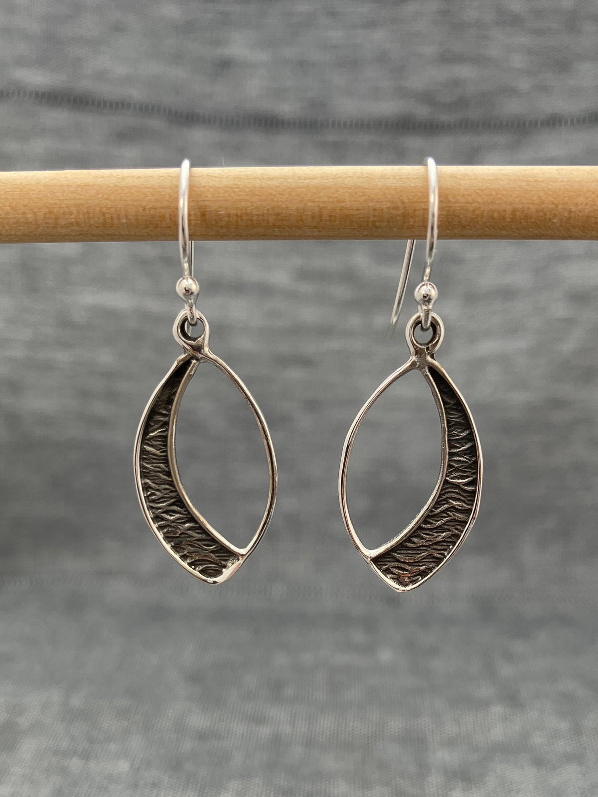 Wavy Eyelash Earrings
