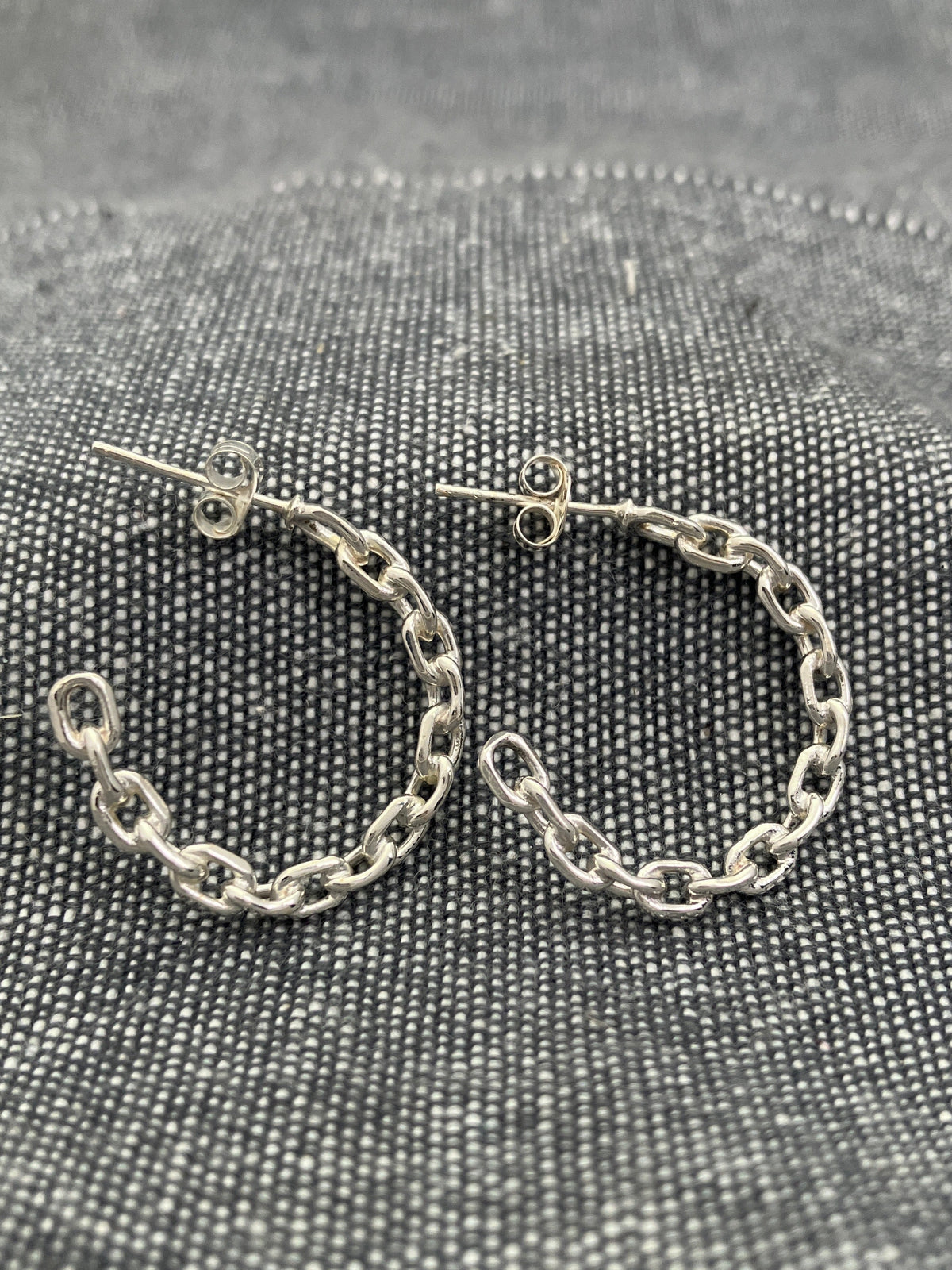 Chainlink Stud Hoops