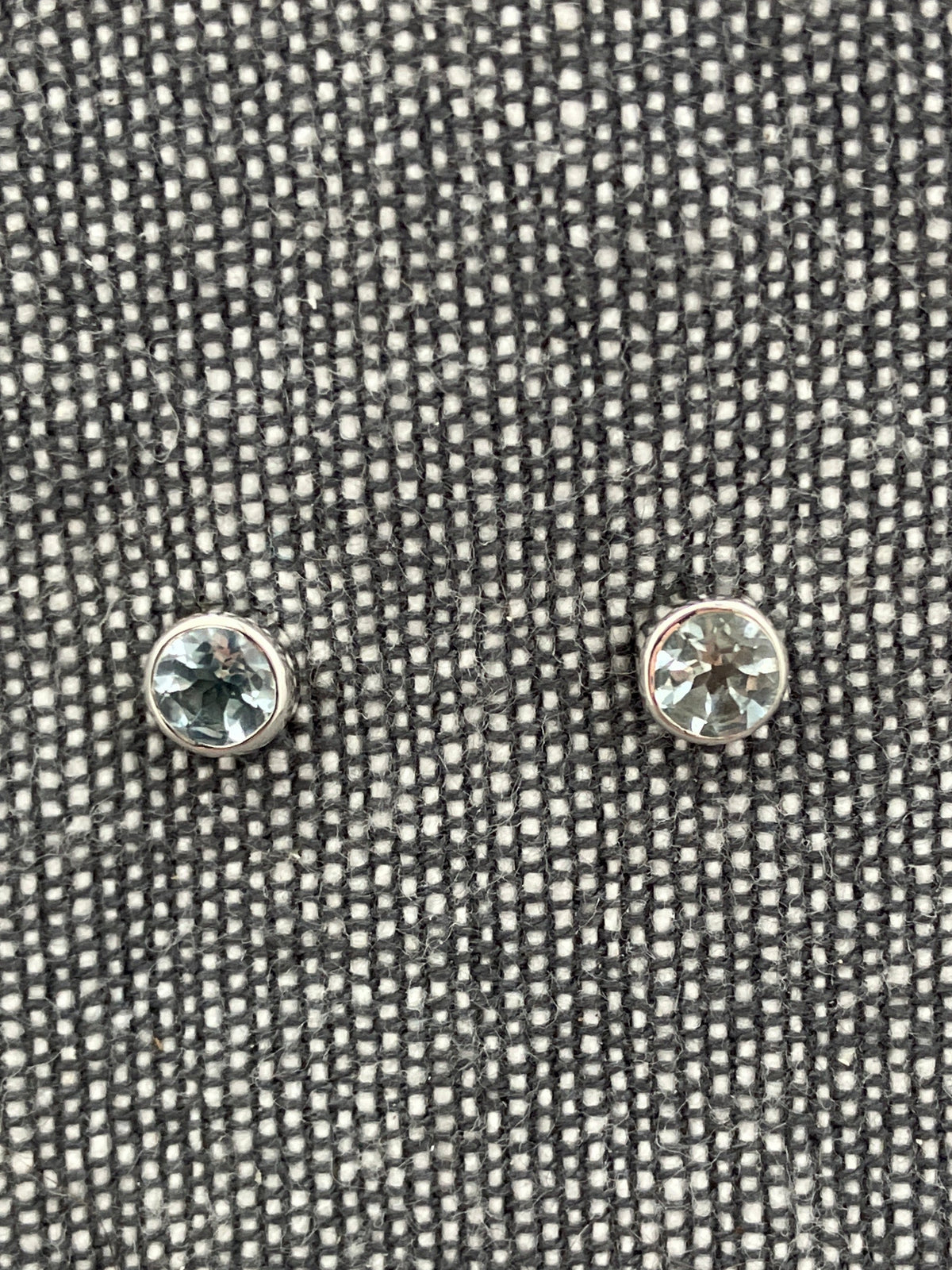Blue Topaz 5mm Studs