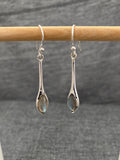 Labradorite Long Teardrop Earring