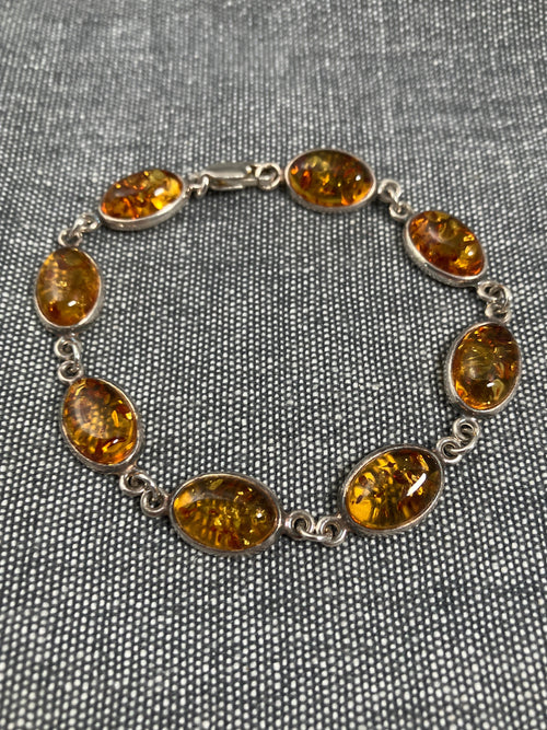 Amber Ovals Bracelet