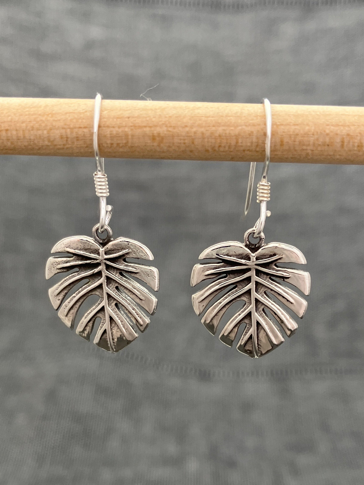 Monstera Leaf Earrings