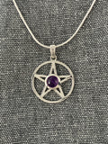 Amethyst Pentagram Pendant