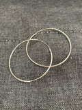 Simple Fine Hoops – 45mm
