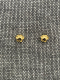 Heart Paws Studs Gold Plated