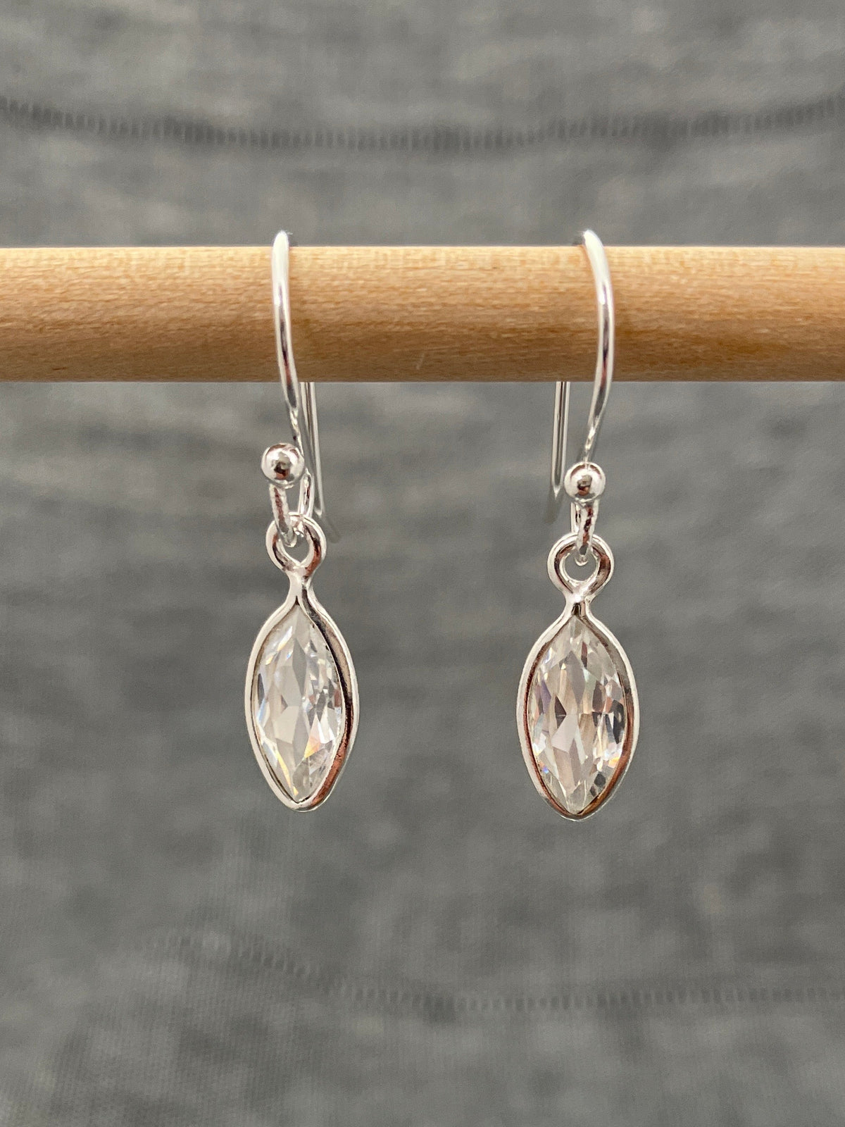 Cubic Zirconia Marquise Earrings
