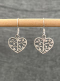 Tree Heart Earrings