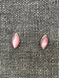 Pink Shell Marquise Studs