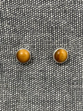Tigers Eye Round Studs