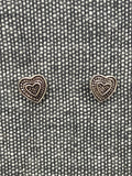 Heart In A Heart Studs