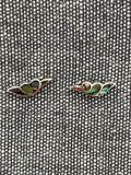 Paua Shell Bird Studs
