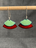 Double Fan Earrings
