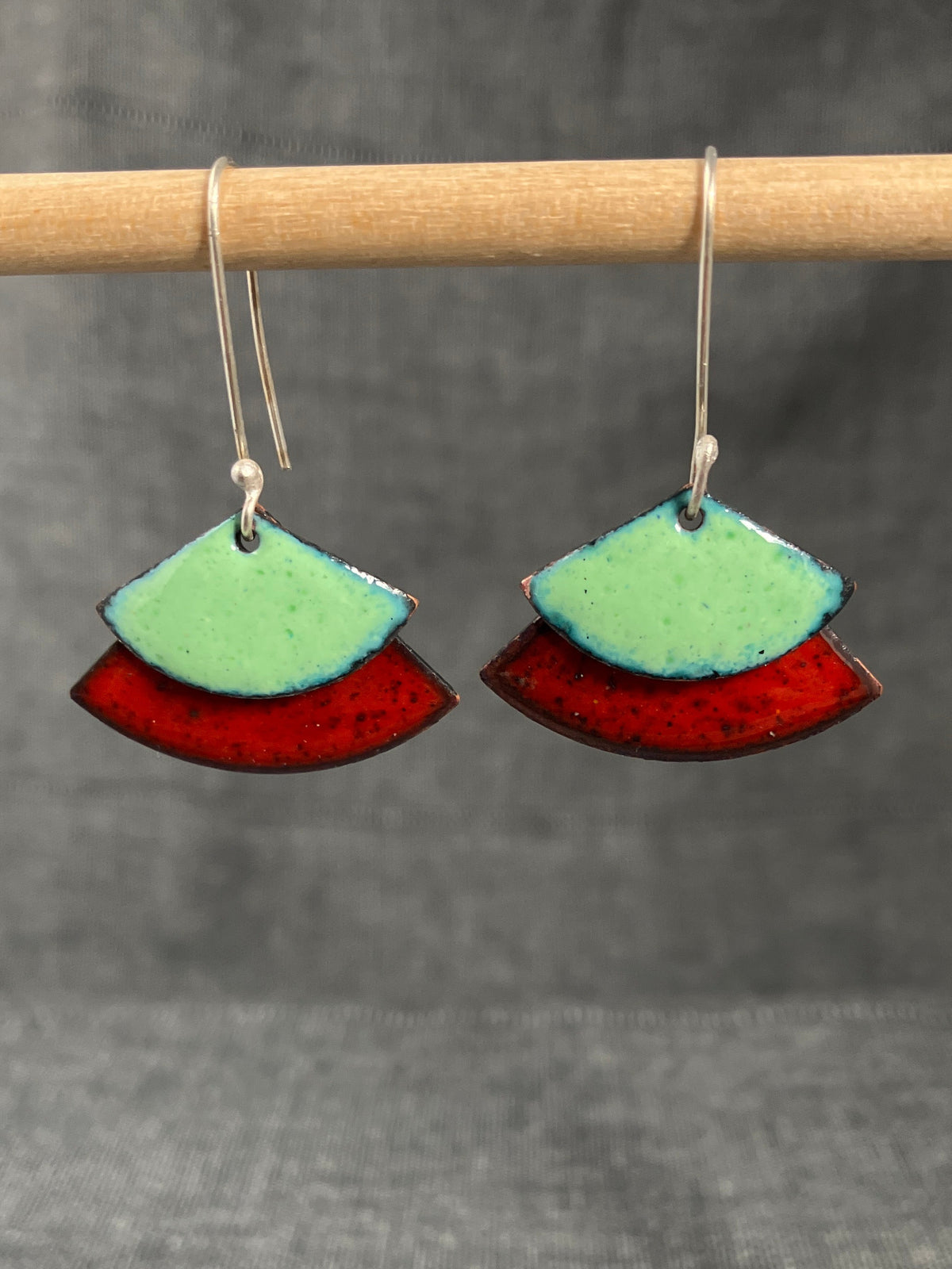 Double Fan Earrings