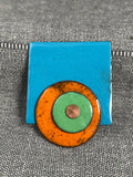 Square And Circles Brooch