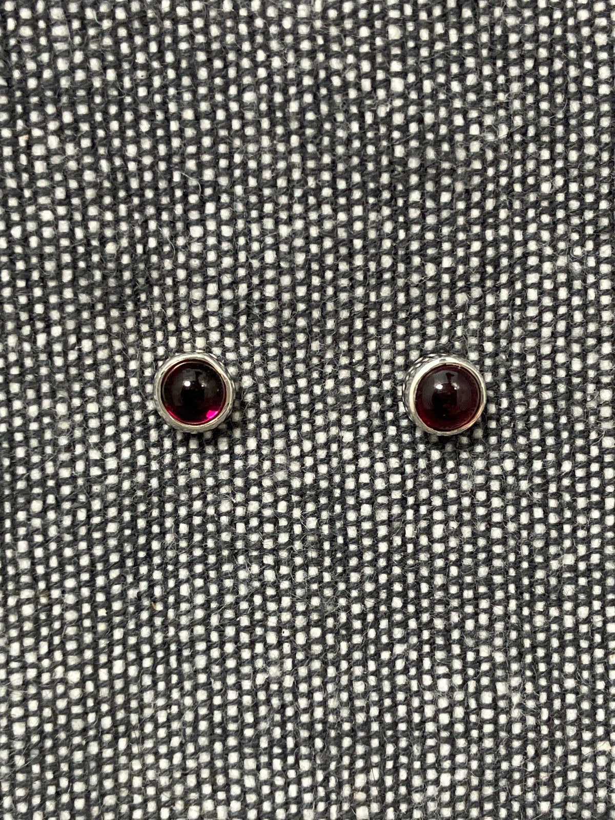 Garnet 5mm Studs