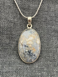 Winter Jasper Oval Pendant
