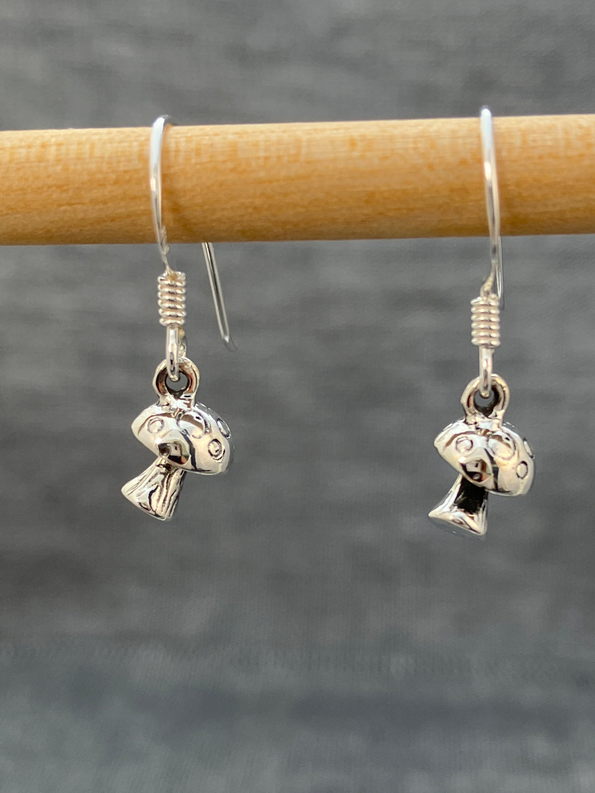 Tiny Toadstool Earrings