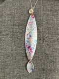 Raindrop Ellipse Necklace