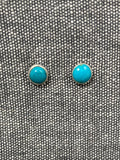 Turquiose Round Studs