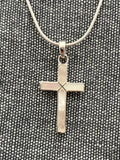 Mother Of Pearl Shell Cross Pendant