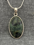 Galaxy Jasper Oval Pendant