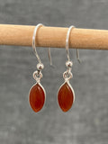 Carnelian Marquise Earrings