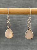 Mother Of Pearl Twist Top Earring