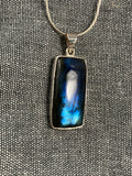 Labradorite Rectangle Pendant