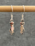 Mother Of Pearl Cat Earrings