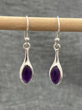 Amethyst Sleek Earrings