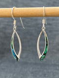 Paua Shell Open Marquise Earring