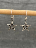 Twisted Pentagram Earrings