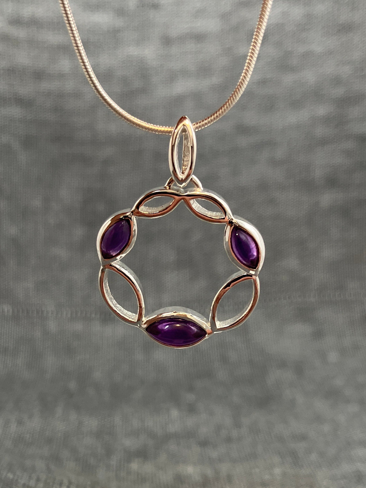 Amethyst Wreath Pendant