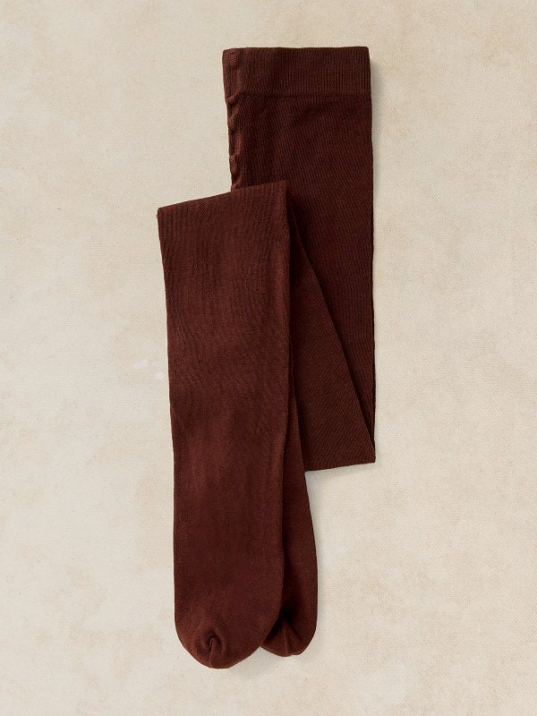 Patty Plain Tights Brown