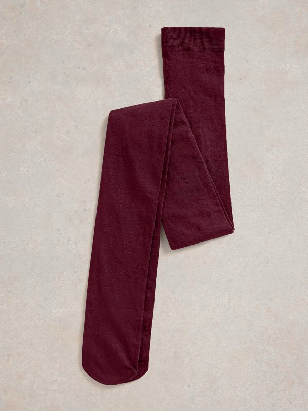Patty Plain Tights Plum