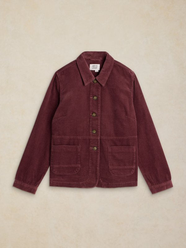 Carrie Cord Jacket Dusty Pink