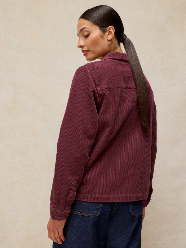 Carrie Cord Jacket Dusty Pink