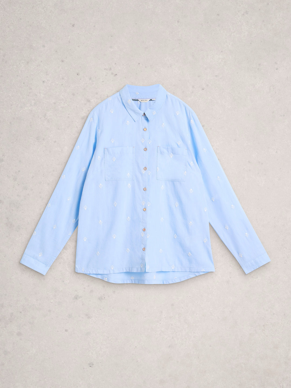 Sophie Cotton Shirt Blue Mlt