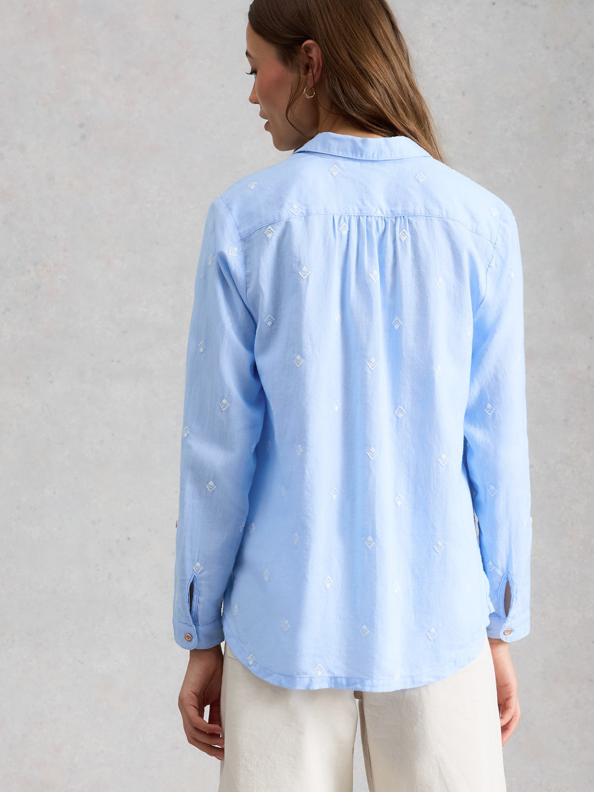 Sophie Cotton Shirt Blue Mlt