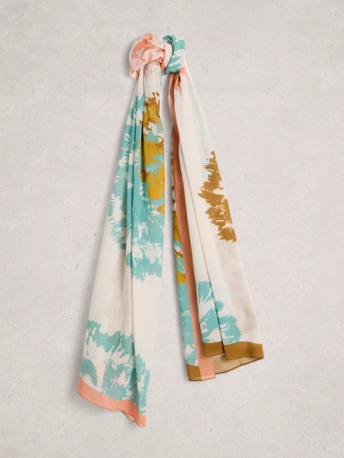 Callie Print Scarf Nat