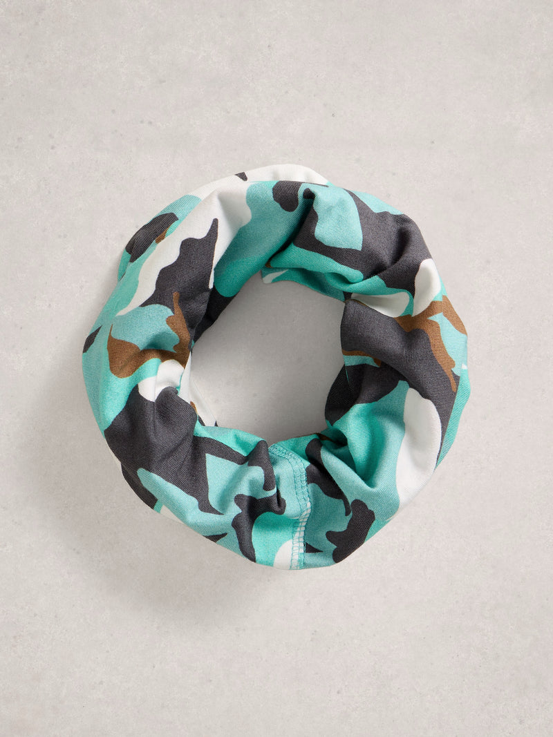 Jersey Neck Roll Teal