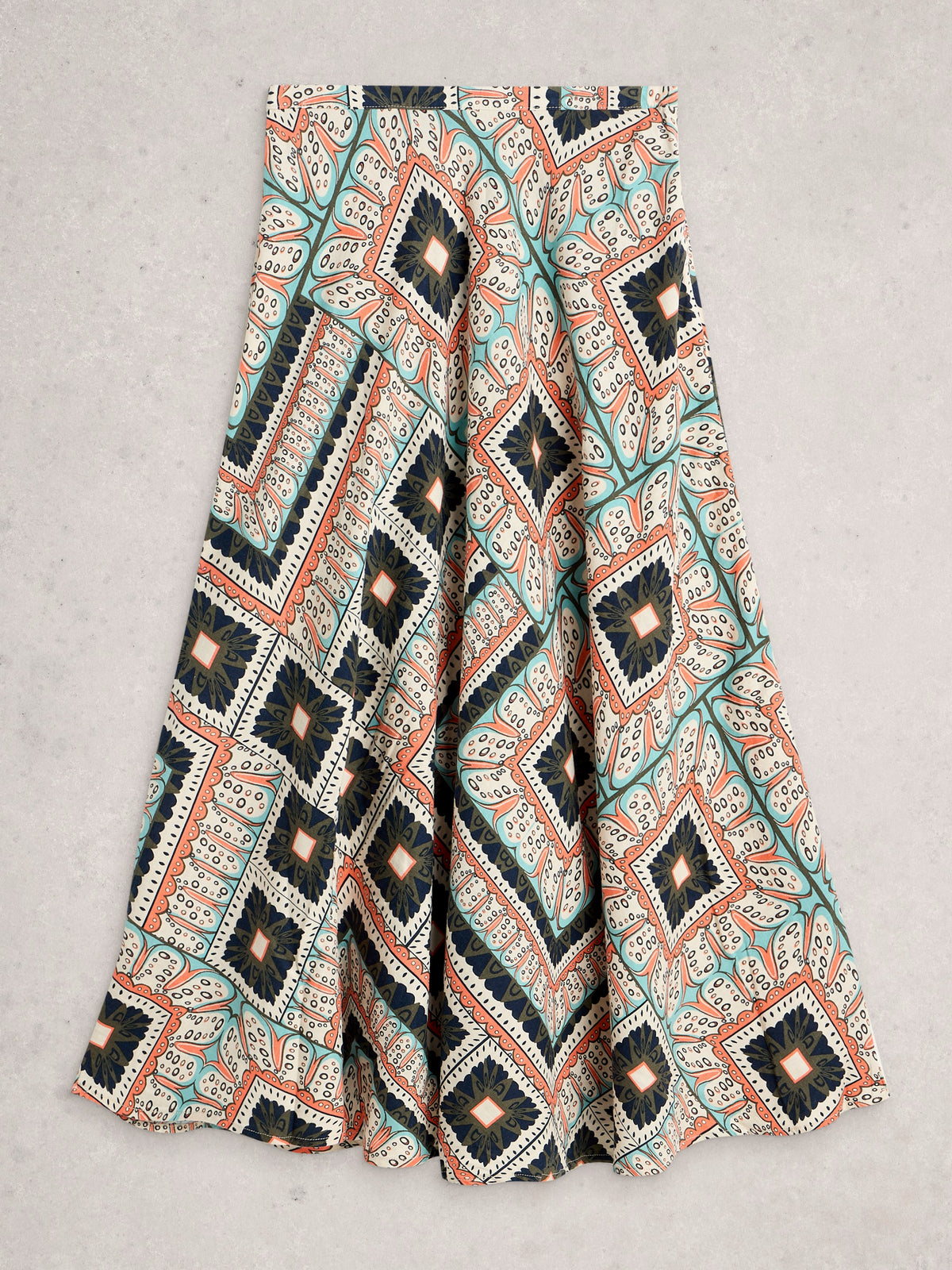 Hope Linen Maxi Skirt Orange