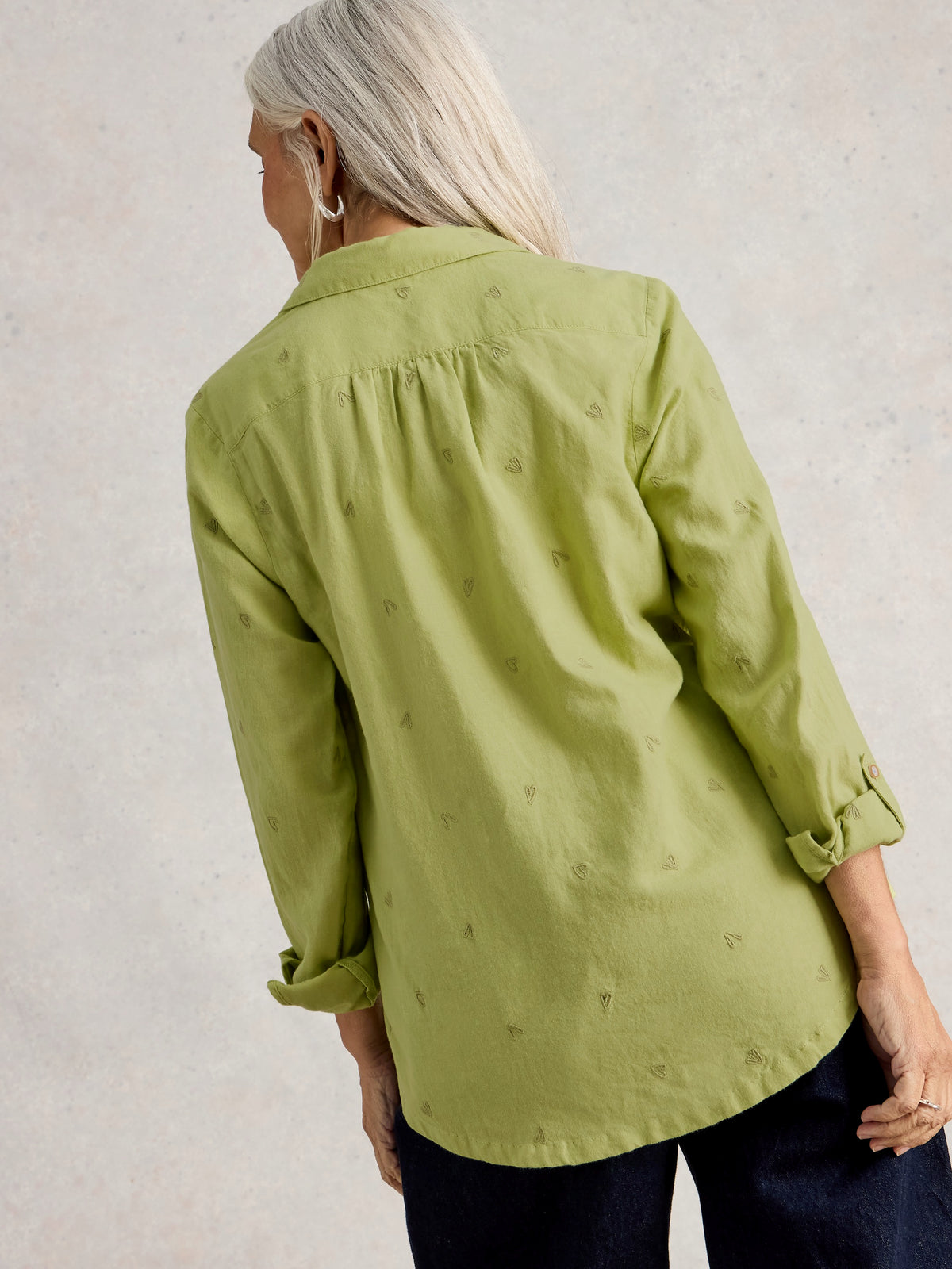Sophie Cotton Shirt Lgt Green