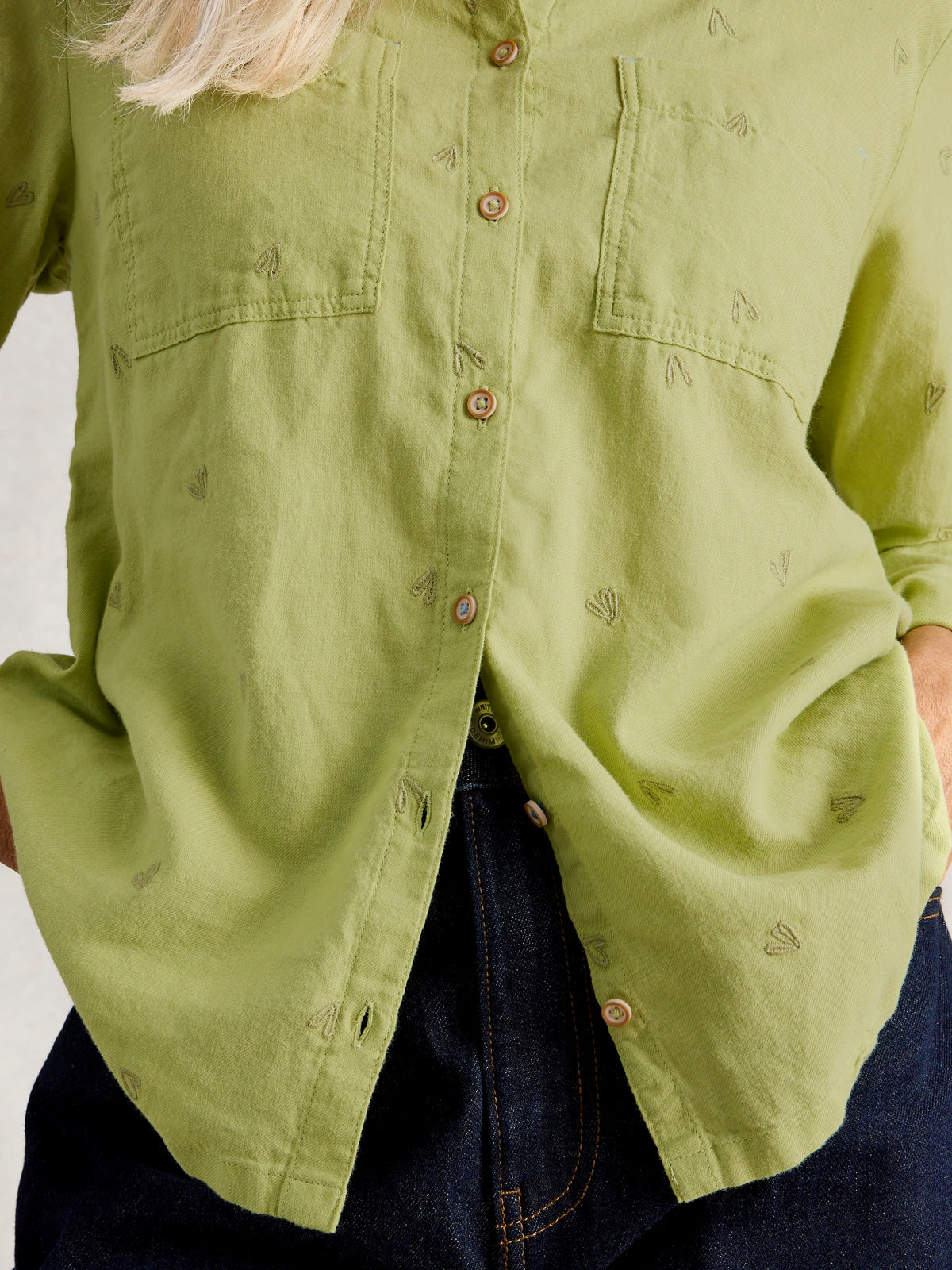 Sophie Cotton Shirt Lgt Green
