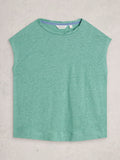 Rowan Linen Tee Teal