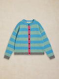 Sansa Stripe Cardi Blue Mlt