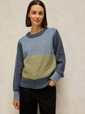 Lucie Crew Neck Jumper Blue