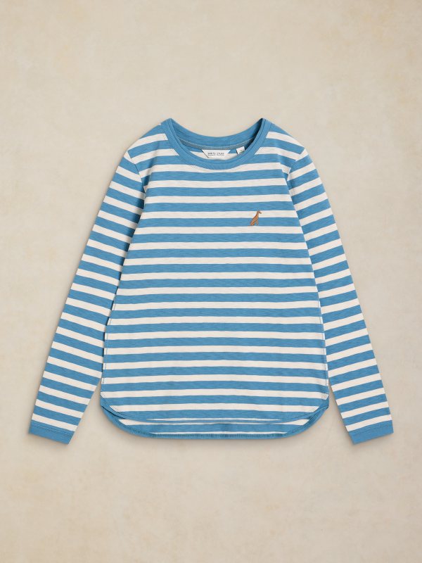Clara Stripe Tee Ivory