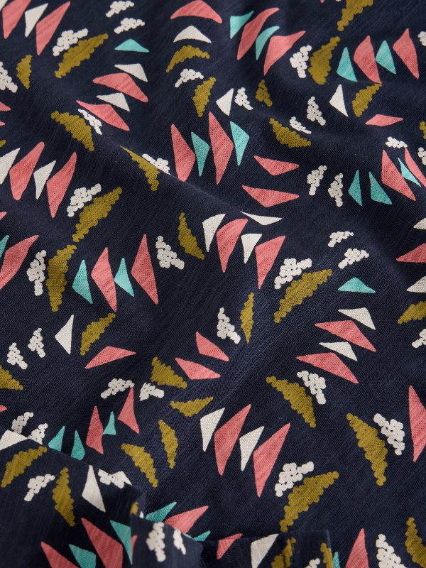 Weaver Ls Tee Navy Pr