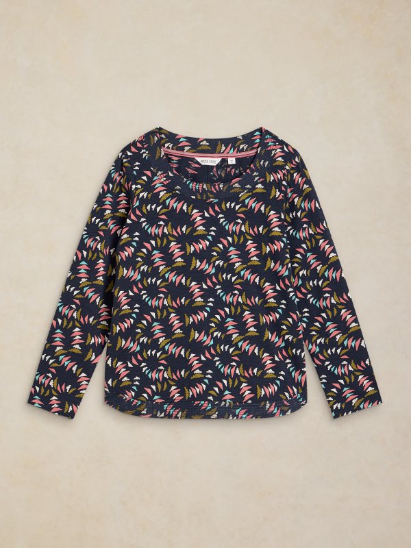Weaver Ls Tee Navy Pr